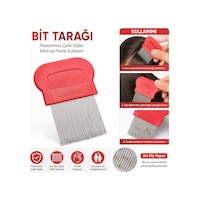 3b Trend Paslanmaz Çelik Bit Tarağı İnce Dişli Saç Bit Ve Sirke Temizleme Bit Ayıklama Tarağı 3b Trend Paslanmaz Çelik Bit Tarağı İnce Dişli Saç Bit Ve Sirke Temizleme Bit Ayıklama Tarağı