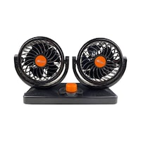 Araç İçi Vantilatör Fan Çift başlıklı 12Cm 12Volt - Ultra Yüksek Araç İçi Vantilatör Fan Çift başlıklı 12Cm 12Volt - Ultra Yüksek
