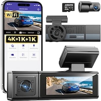 Azdome M500 4k 3 Kameralı Araç İçi Kamera Azdome M500 4k 3 Kameralı Araç İçi Kamera