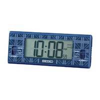 Seiko Clock Qhl099l Masa Saati Mavi Seiko Clock Qhl099l Masa Saati Mavi