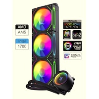 Gametech Hydra Siyah Ahd360mm Isı Dereceli Argb Sıvı Soğutma Gametech Hydra Siyah Ahd360mm Isı Dereceli Argb Sıvı Soğutma