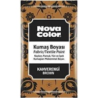 Nova Color Toz Kumaş Boyası Kahverengi 4 Adet Ve 1 Adet Sabitleyici Kahverengi Nova Color Toz Kumaş Boyası Kahverengi 4 Adet Ve 1 Adet Sabitleyici Kahverengi
