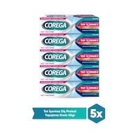 Corega Tat İçermez Yapıştırıcı Krem 5 x 40 G Corega Tat İçermez Yapıştırıcı Krem 5 x 40 G