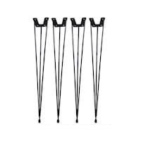 Firkete Tel Sehpa Ayağı Siyah (4 adet - 54 cm.) Firkete Tel Sehpa Ayağı Siyah (4 adet - 54 cm.)