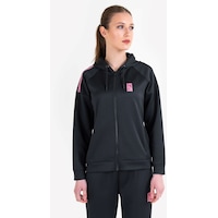Lescon Siyah Kadın Fermuarlı Kapüşonlu Sweatshirt 23n-2128 Lescon Siyah Kadın Fermuarlı Kapüşonlu Sweatshirt 23n-2128