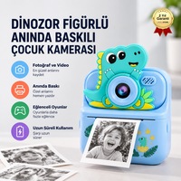 ZOOMY-D Dinozor Figürlü Anında Baskılı Çocuk Kamerası-1793 ZOOMY-D Dinozor Figürlü Anında Baskılı Çocuk Kamerası-1793