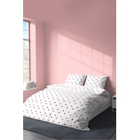 Pamuklu Tek Kişilik Nevresim Seti Nevresim Ve Yastık Kılıfı Çarşafsız Eleanor Beyaz Pamuklu Tek Kişilik Nevresim Seti Nevresim Ve Yastık Kılıfı Çarşafsız Eleanor Beyaz
