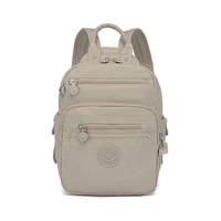 Smart Bags Günlük Küçük Boy Su Geçirmez Krınkıl Kumaş Kadın Sırt Çantası Bej