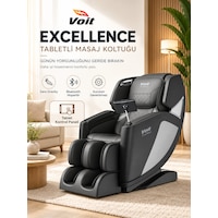 Voit Excellence Profesyonel Masaj Koltuğu Tabletli Kurulum Gerektirmez, , Daire Kapısı Teslim Siyah Voit Excellence Profesyonel Masaj Koltuğu Tabletli Kurulum Gerektirmez, , Daire Kapısı Teslim Siyah