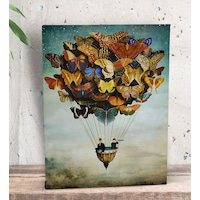 Bk Gift Kelebekler Tasarımlı Dekoratif Mini Kanvas Tablo 15x20cm- Bk Gift Kelebekler Tasarımlı Dekoratif Mini Kanvas Tablo 15x20cm-