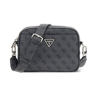 Guess Kadın Monogram Desenli Geniş Askılı Kamera Çantası - Antrasit Antrasit Guess Kadın Monogram Desenli Geniş Askılı Kamera Çantası - Antrasit Antrasit
