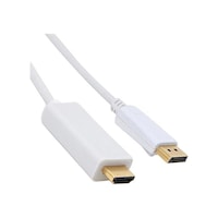 Powermaster Pm-15436 Display Port To Hdmi Kablo 1.8 Metre Powermaster Pm-15436 Display Port To Hdmi Kablo 1.8 Metre