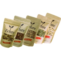Zehre 5'li Avantaj Paketi 250 Gr Çiğ Kabak Çekirdeği İçi + 250 Gr Çiğ Badem İçi + 250 Gr Çiğ Fındık İçi + 250 Gr Ceviz İçi + 250 Gr Çiğ Kaju 1250 G Zehre 5'li Avantaj Paketi 250 Gr Çiğ Kabak Çekirdeği İçi + 250 Gr Çiğ Badem İçi + 250 Gr Çiğ Fındık İçi + 250 Gr Ceviz İçi + 250 Gr Çiğ Kaju 1250 G