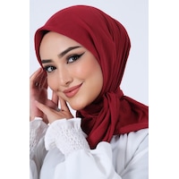 Harem Scarf Amor Eşarp - Bordo Bordo Harem Scarf Amor Eşarp - Bordo Bordo