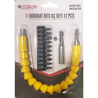 Bay-Tec Akrobat Bits Uç Seti 12 Parça - 300mm - Spiral Ucu Bay-Tec Akrobat Bits Uç Seti 12 Parça - 300mm - Spiral Ucu