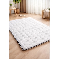Artex İnci 5 cm Sünger Şilte Ped Yatak Şiltesi Pedi Topper Katlanabilir Katlanır Artex İnci 5 cm Sünger Şilte Ped Yatak Şiltesi Pedi Topper Katlanabilir Katlanır
