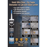 Ultra Clear Kristal Şeffaf Montaj Yapıştırıcı 290 Ml Şeffaf Ultra Clear Kristal Şeffaf Montaj Yapıştırıcı 290 Ml Şeffaf
