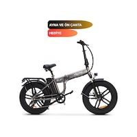 Skyjet Nitro Pro Elektrikli Bisiklet Kahverengi Ayna + Çanta Skyjet Nitro Pro Elektrikli Bisiklet Kahverengi Ayna + Çanta
