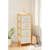 Digithome Bambu 4 Çekmeceli Dolap Organizer Çok Amaçlı Düzenleyici Şifonyer Db-0014 Digithome Bambu 4 Çekmeceli Dolap Organizer Çok Amaçlı Düzenleyici Şifonyer Db-0014