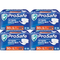 Prosafe Belbantlı Hasta Bezi Large Büyük 4 x 30'lu Prosafe Belbantlı Hasta Bezi Large Büyük 4 x 30'lu