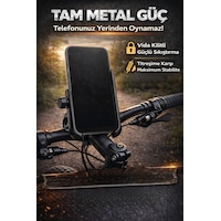Mega Oto Market Bisiklet Ve Motosiklet Telefon Tutucu Kızaklı Ayarlanabilir Siyah Telefon Standı Mega Oto Market Bisiklet Ve Motosiklet Telefon Tutucu Kızaklı Ayarlanabilir Siyah Telefon Standı