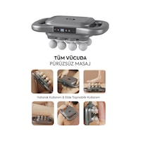 Walke Premium Isıtmalı Çok Başlıklı Elektrikli Tüm Vücut Masaj Aleti V-01 Gri Walke Premium Isıtmalı Çok Başlıklı Elektrikli Tüm Vücut Masaj Aleti V-01 Gri