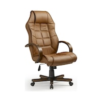 Konfor Cila Bilgisayar - Ofis - Müdür - Büro - Makam Çalışma Koltuğu Taba Renk Ahşap Ayaklı Taba Kahve Konfor Cila Bilgisayar - Ofis - Müdür - Büro - Makam Çalışma Koltuğu Taba Renk Ahşap Ayaklı Taba Kahve