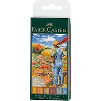 Faber-Castell Pitt Artist Pen Fırça Uçlu 6'lı Sonbahar Temalı, Profesyonel Çizim Faber-Castell Pitt Artist Pen Fırça Uçlu 6'lı Sonbahar Temalı, Profesyonel Çizim