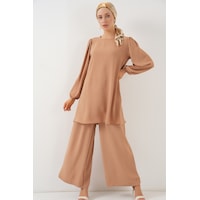 Bigdart Ayrobin Tunik Pantolon Alt Üst Takım 6712 - Vizon Diğer Bigdart Ayrobin Tunik Pantolon Alt Üst Takım 6712 - Vizon Diğer