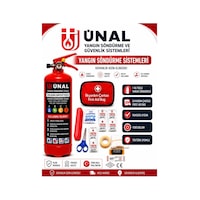 Yangın Söndürme Tüpü Seti 1 Kg Kuru Kimyevi Tozlu Yangın Söndürücü + İlk Yardım Çantası Yangın Söndürme Tüpü Seti 1 Kg Kuru Kimyevi Tozlu Yangın Söndürücü + İlk Yardım Çantası