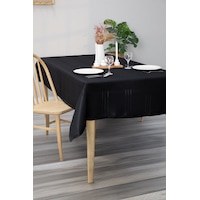 Neva Leke Tutmaz Masa Örtüsü 160x220 - Siyah Siyah Neva Leke Tutmaz Masa Örtüsü 160x220 - Siyah Siyah