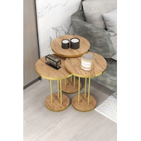 Zigon Sehpa Terra Gold Ceviz Zigon Sehpa Terra Gold Ceviz