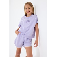 U.s. Polo Assn. Kız Çocuk Mor Şort Takım Us2528-c-v3 Mor U.s. Polo Assn. Kız Çocuk Mor Şort Takım Us2528-c-v3 Mor