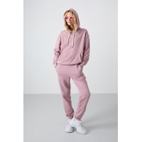 Tommy Life Gül Kurusu Kapüşonlu Kanguru Cep Oversize Lastik Paça Kadın Eşofman Takımı - 95288 Gül Kurusu Tommy Life Gül Kurusu Kapüşonlu Kanguru Cep Oversize Lastik Paça Kadın Eşofman Takımı - 95288 Gül Kurusu