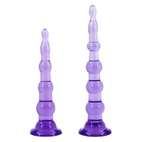 X-sense Mor 6 Ve 7 Boğumlu Yumuşak Jel Anal Plug Ve Tıkaç Set X-sense Mor 6 Ve 7 Boğumlu Yumuşak Jel Anal Plug Ve Tıkaç Set