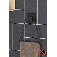 Tekno-Tel EF233 Easyfıx Yapıskanlı Üçgen Havluluk Mat Siyah Tekno-Tel EF233 Easyfıx Yapıskanlı Üçgen Havluluk Mat Siyah