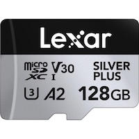 Lexar 128 GB Silver Plus 205 MB/s 4K V30 Uhsı Micro SD Hafıza Kartı Lexar 128 GB Silver Plus 205 MB/s 4K V30 Uhsı Micro SD Hafıza Kartı