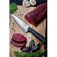 Stevig Solid Şef Bıçağı 17,5 Cm Siyah St-400.001 Siyah Stevig Solid Şef Bıçağı 17,5 Cm Siyah St-400.001 Siyah