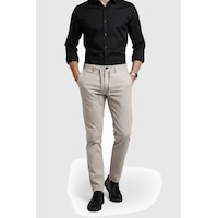 Deepsea Erkek Vizon Likralı Gofre Kumaş Beli Lastikli İpli Slim Fit Günlük Pantolon 2600650 Vizon Deepsea Erkek Vizon Likralı Gofre Kumaş Beli Lastikli İpli Slim Fit Günlük Pantolon 2600650 Vizon