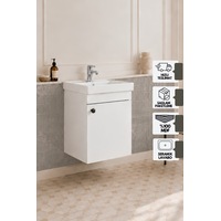 Mimoza 50 Cm, Mdf, Lavabolu Alt Banyo Dolabı, Kapaklı Banyo Dolabı, Seramik Lavabo Dahil, Mdf Beyaz Mimoza 50 Cm, Mdf, Lavabolu Alt Banyo Dolabı, Kapaklı Banyo Dolabı, Seramik Lavabo Dahil, Mdf Beyaz
