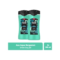 Axe Premium Collection Aqua Bergamot Duş Jeli 2 x 300 ML Axe Premium Collection Aqua Bergamot Duş Jeli 2 x 300 ML