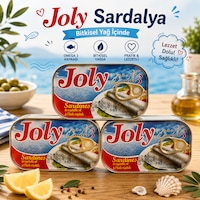 Bitkisel Yağda Sardalya Konservesi 125 Gr Omega 3 Kaynağı X3 Adet