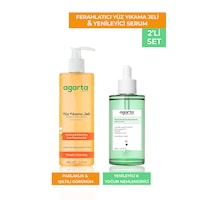 Agarta Yenileyici Serum 50 ML + Arındırıcı ve Ferahlatıcı Yüz Yıkama Jeli 400 ML