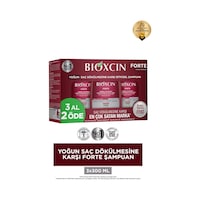 Bioxcin Forte Şampuan Tüm Saç Tipleri Için 3x300ml - Yoğun Dökülme Şampuanı Avantajlı Paket Bioxcin Forte Şampuan Tüm Saç Tipleri Için 3x300ml - Yoğun Dökülme Şampuanı Avantajlı Paket