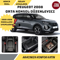 Peugeot 2008 Organizer-orta Konsol Düzenleyici Peugeot 2008 Organizer-orta Konsol Düzenleyici