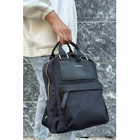 Just Polo Kadın Ayarlanabilir Askılı Su Geçirmez İthal Saten Kumaş Lüks Sırt Çantası Shopper Siyah Just Polo Kadın Ayarlanabilir Askılı Su Geçirmez İthal Saten Kumaş Lüks Sırt Çantası Shopper Siyah