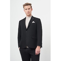 İmza Siyah Baskılı Gabardin Mono Yaka Tam Astar Çift Yırtmaç 2 Düğme 4 Drop Comfort Fit Classic Ceket 1002245157 Siyah İmza Siyah Baskılı Gabardin Mono Yaka Tam Astar Çift Yırtmaç 2 Düğme 4 Drop Comfort Fit Classic Ceket 1002245157 Siyah