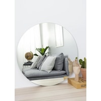 30 Cm Çap Çerçevesiz Yuvarlak Ayna 30 X 30 Gümüş 30 Cm Çap Çerçevesiz Yuvarlak Ayna 30 X 30 Gümüş