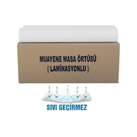 Laminasyonlu Muayene Masa Sedye Örtüsü 50 CM x 50 M 12 Rulo Laminasyonlu Muayene Masa Sedye Örtüsü 50 CM x 50 M 12 Rulo