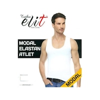 6'Lı Paket Tutku Elit 1201 Modal Elastan Erkek Atlet